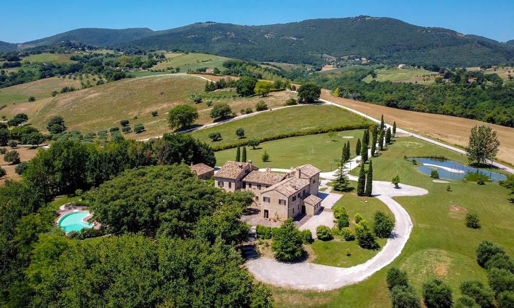 Monastery Near Treia With Golf Course And Pool