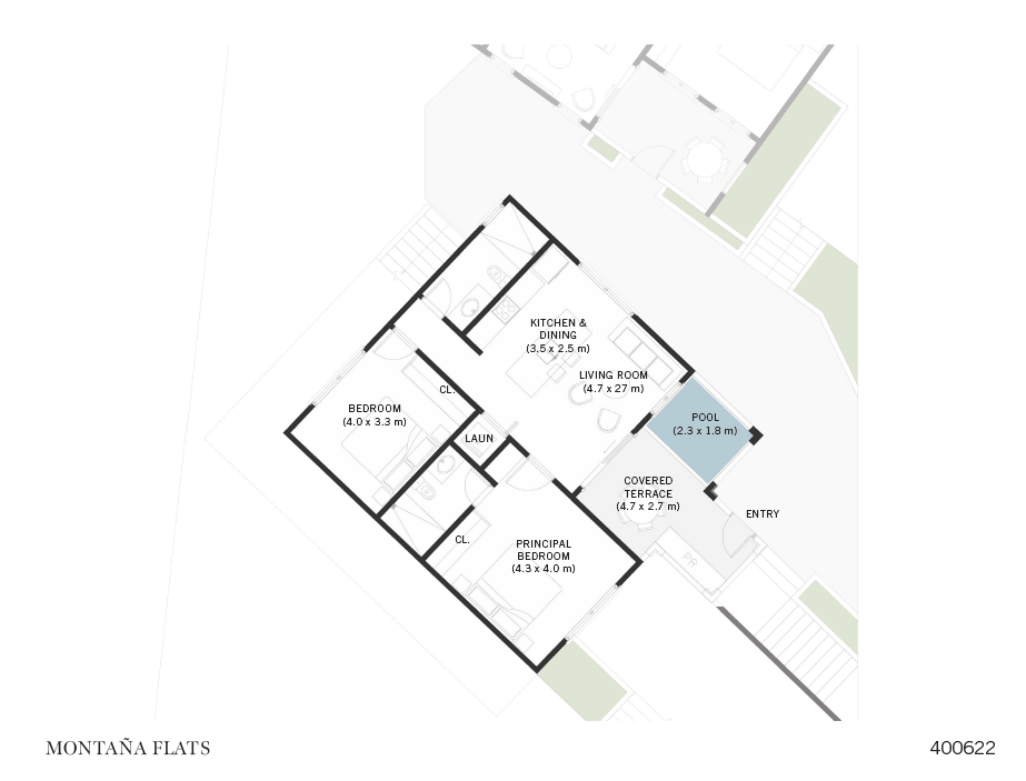 400622 Montaña Flats | Contemporary 2-Bedroom Home Steps from La Rambla
