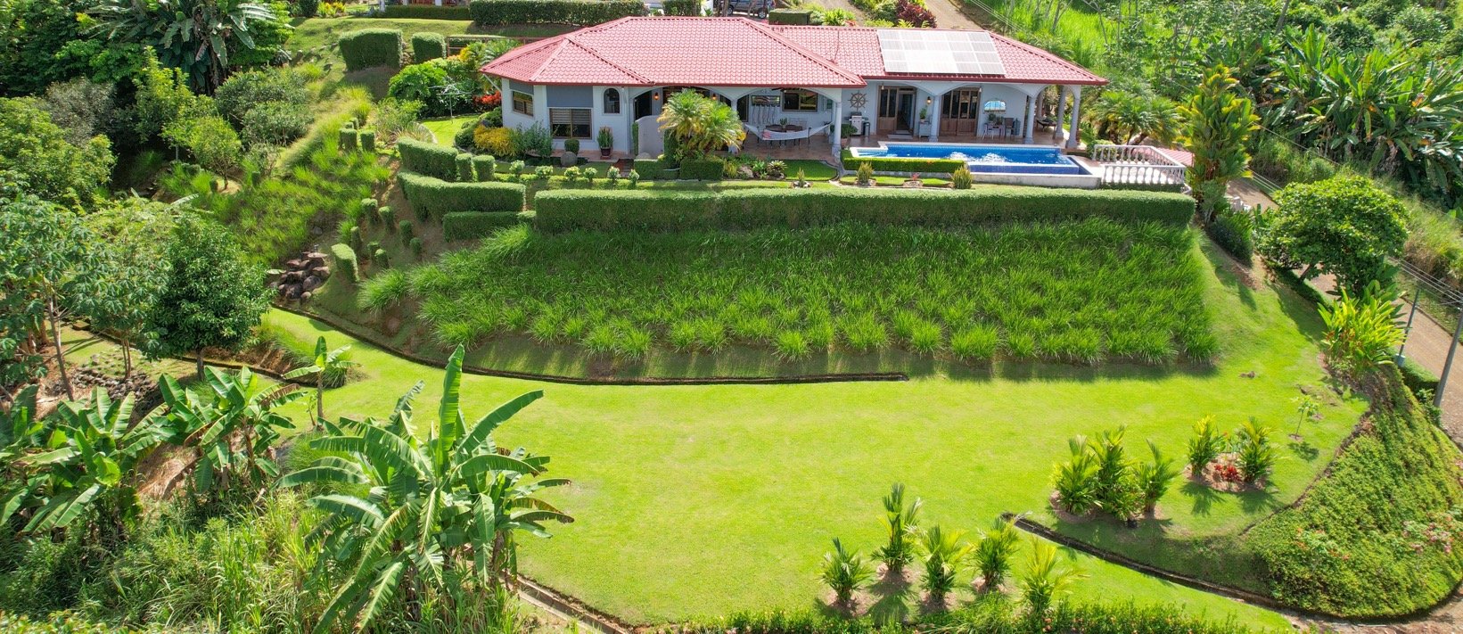 Tropical Hacienda with Breathtaking Whitewater Views in Most Desirable Gated Community in Ojochal