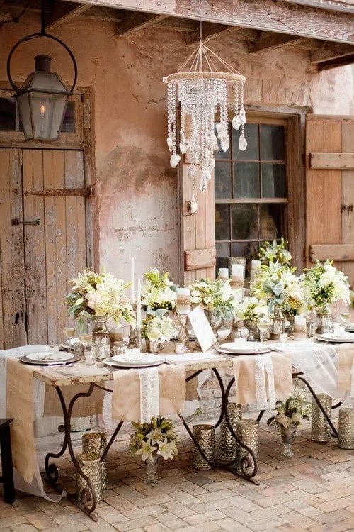 Vintage Holiday Table