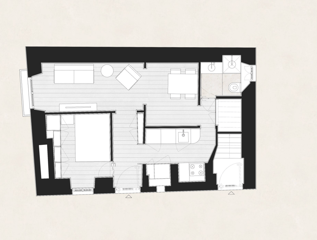 Modern 1-Bedroom Retreat in Historic Fontainhas, Setúbal