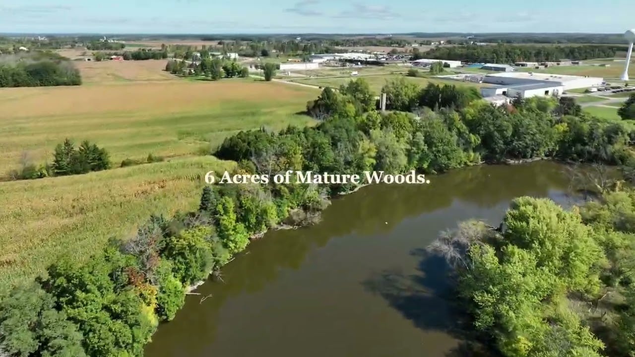$1.3M Acreage for Sale | Drone Footage of 98 Acres in Berlin, WI