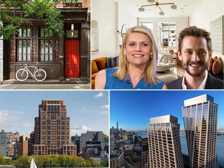 Nearly $550M in Manhattan contracts include Claire Danes and Hugh Dancy's Village townhouse; $80M in deals signed at One High Line and The Cortland