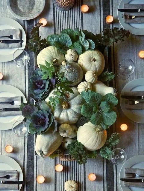 Setting a Thanksgiving Table
