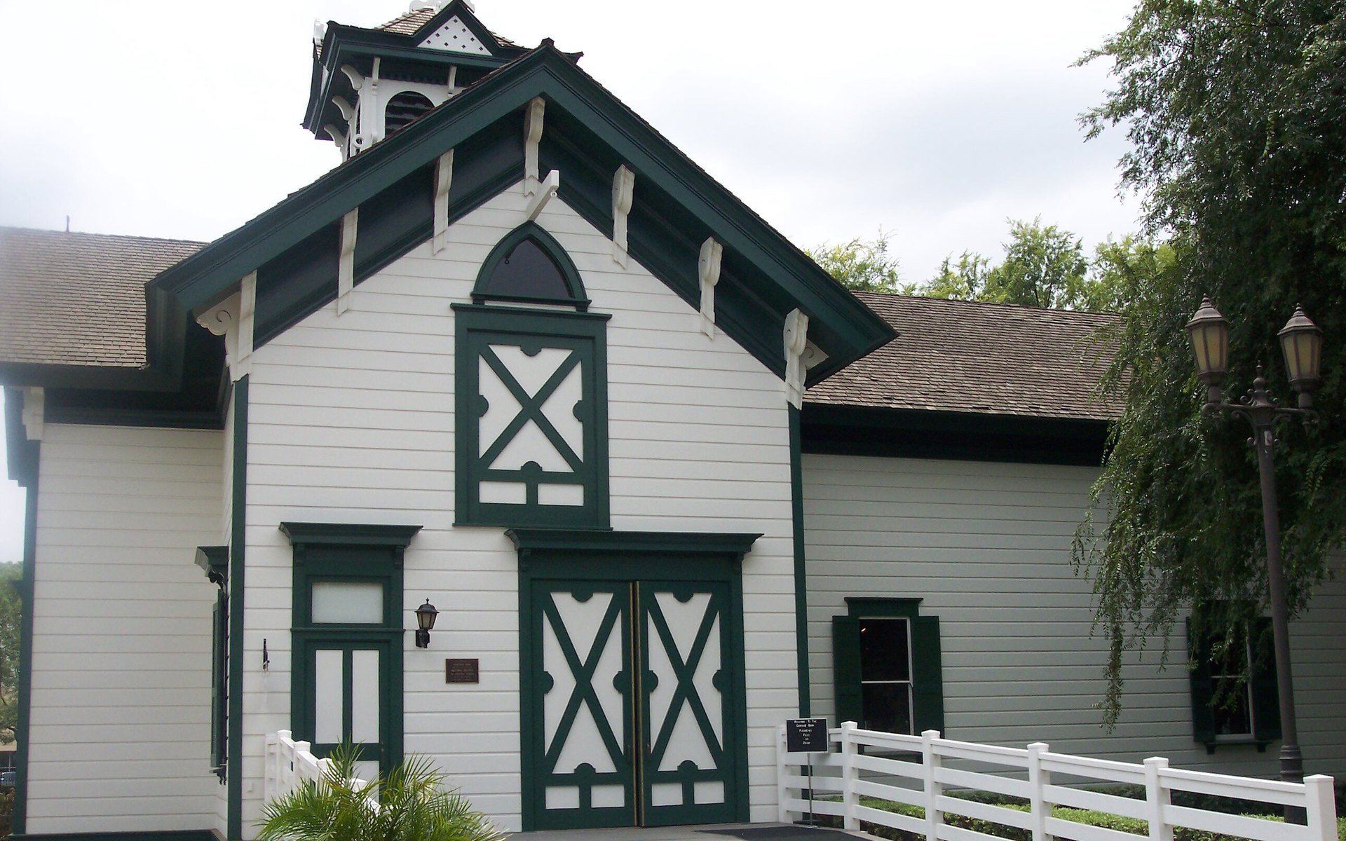 Reconstructed Carriage Barn at Heritage Park in Santa Fe Springs, photographed in 2009