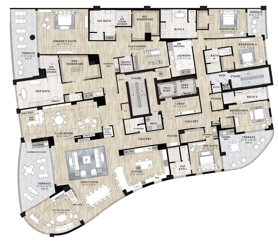 Inside the Grand Penthouses at The Ritz-Carlton Residences, Naples