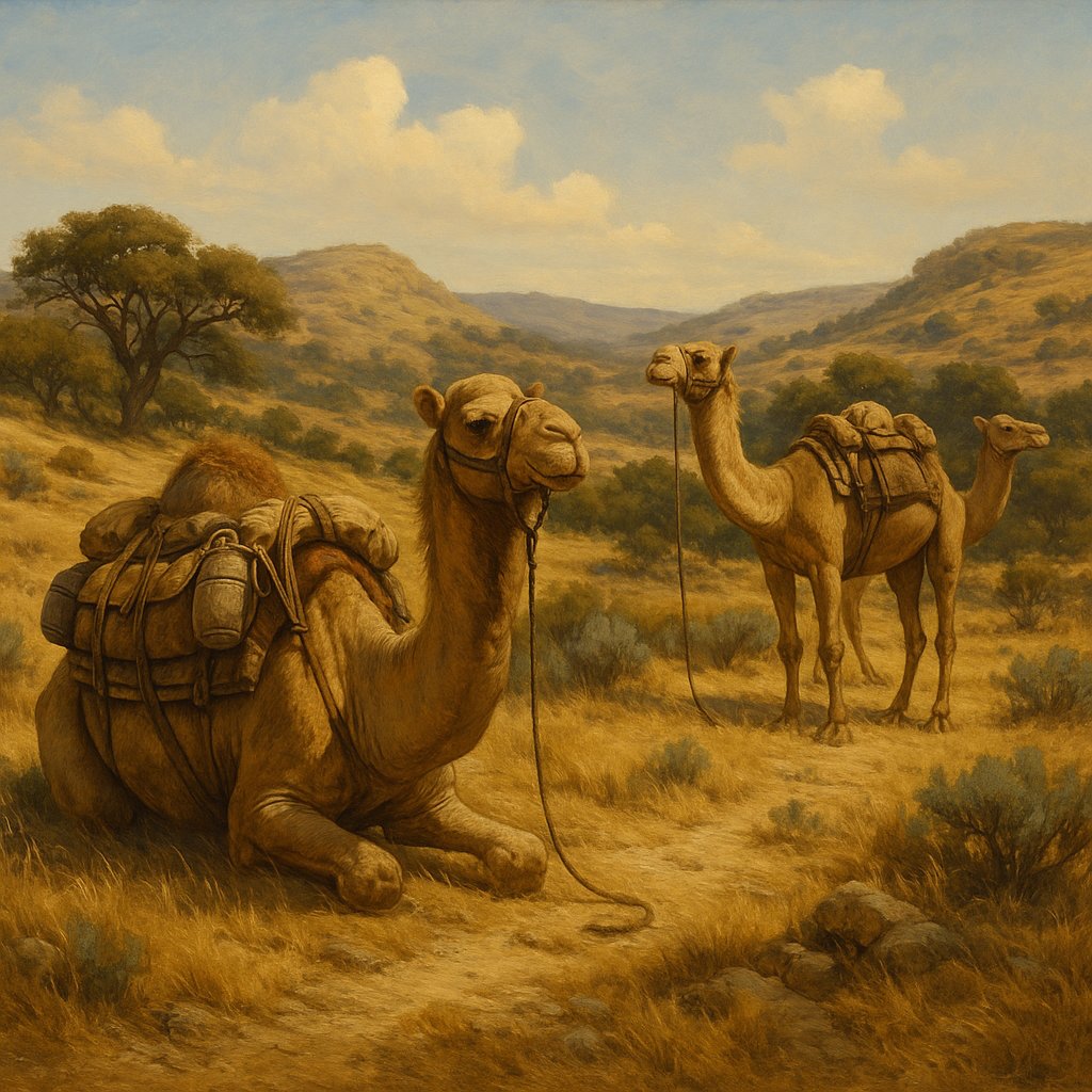 Camels in the Texas Hill Country