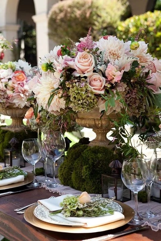Vintage Holiday Table