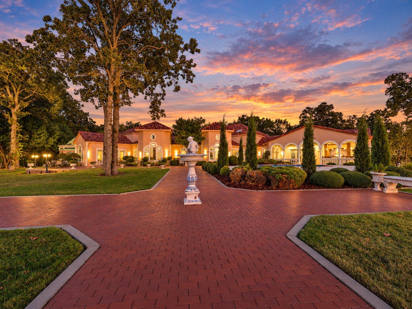 Mediterranean Estate Surrounded by the Beauty of Grand Lake 