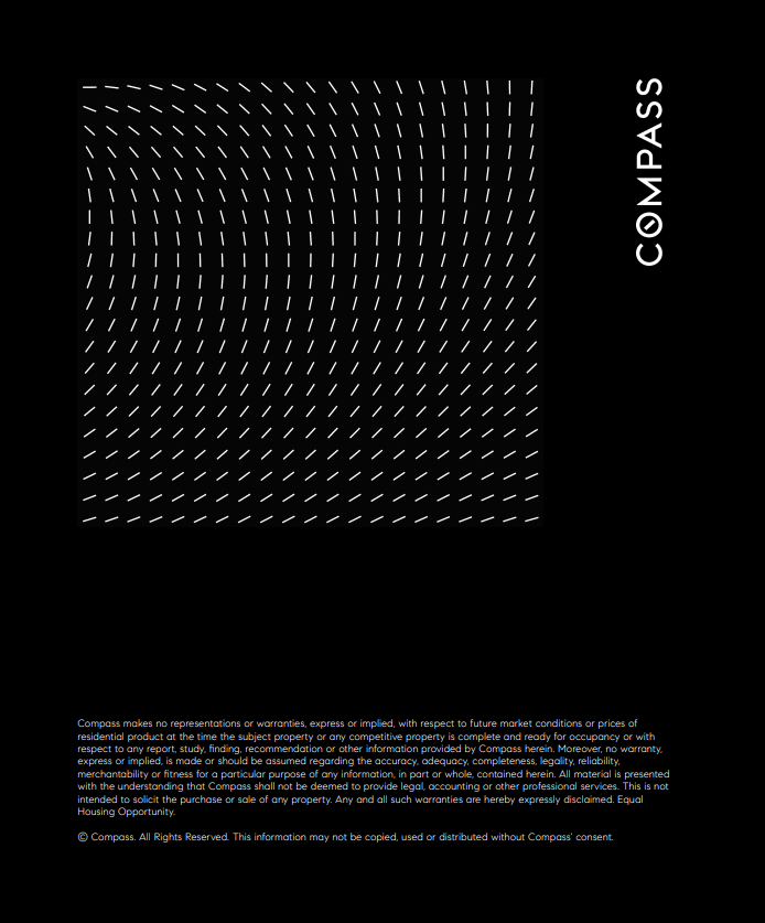 Compass market report disclaimer and copyright notice.