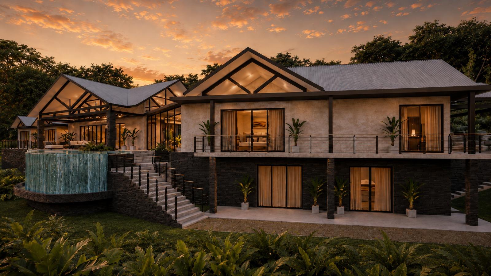 Lot 2 Little Pavones | Luxury Jungle Home with Casita and Infinity Pool Near Nosara, Costa Rica