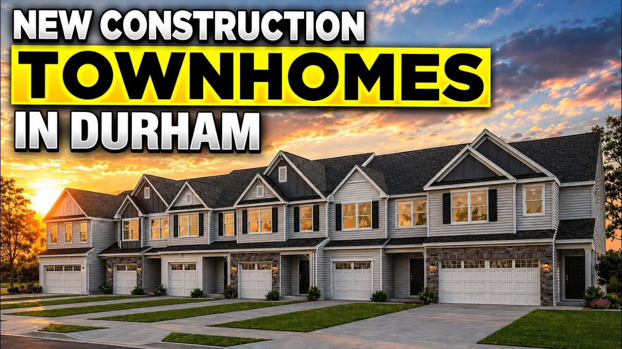  New Construction Townhomes in Durham, NC