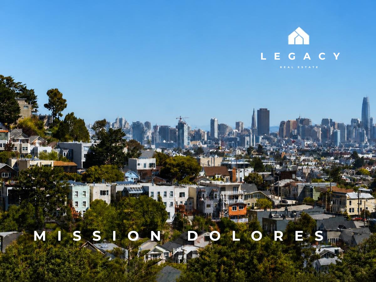 San Francisco skyline viewed from Mission Dolores Park