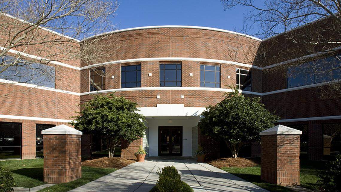 Brick school building in the Raleigh area representing local schools and education options for relocating families