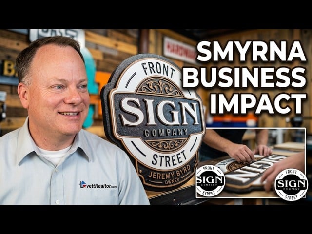 Faces of Smyrna TN Jeremy Byrd Front Street Sign Aaron Lovett Realtor