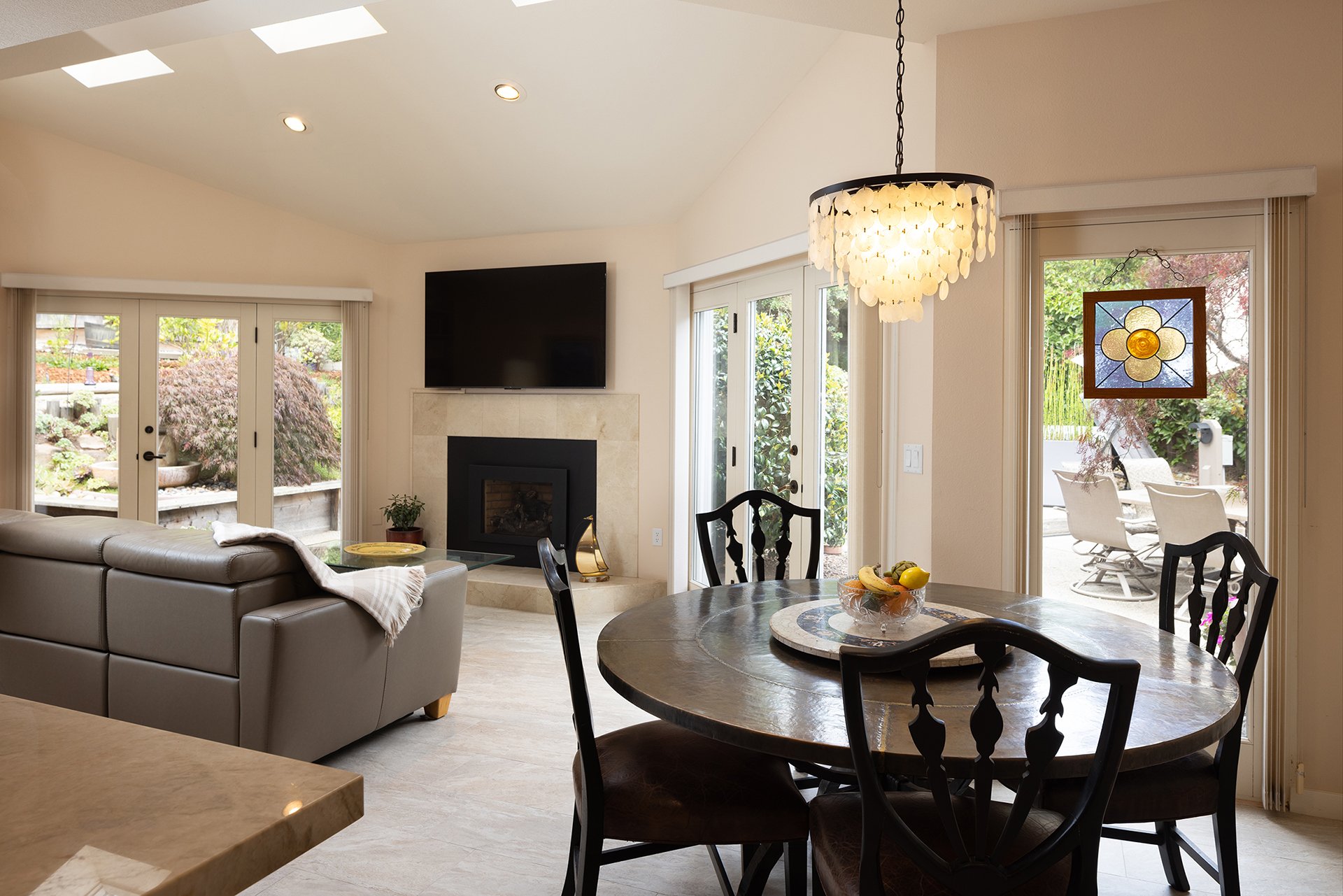 Sunlit Skyline Forest Home