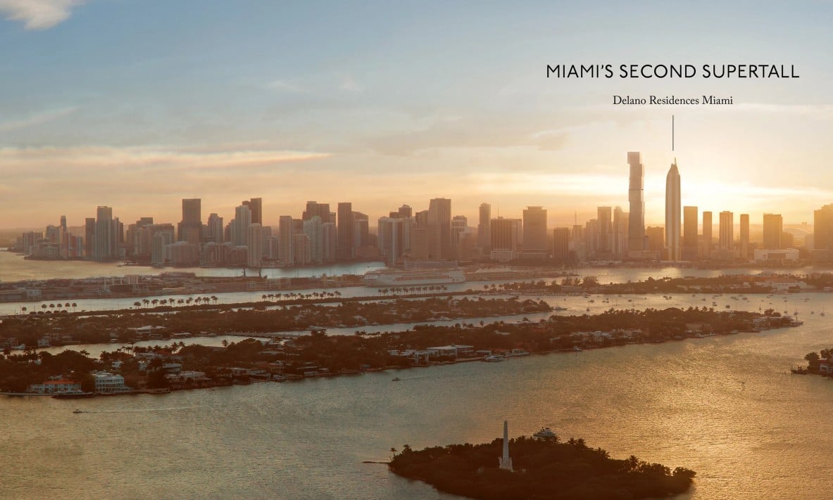 February 2026 | Miami welcomes another supertall tower with the debut of the first-ever Delano Residences