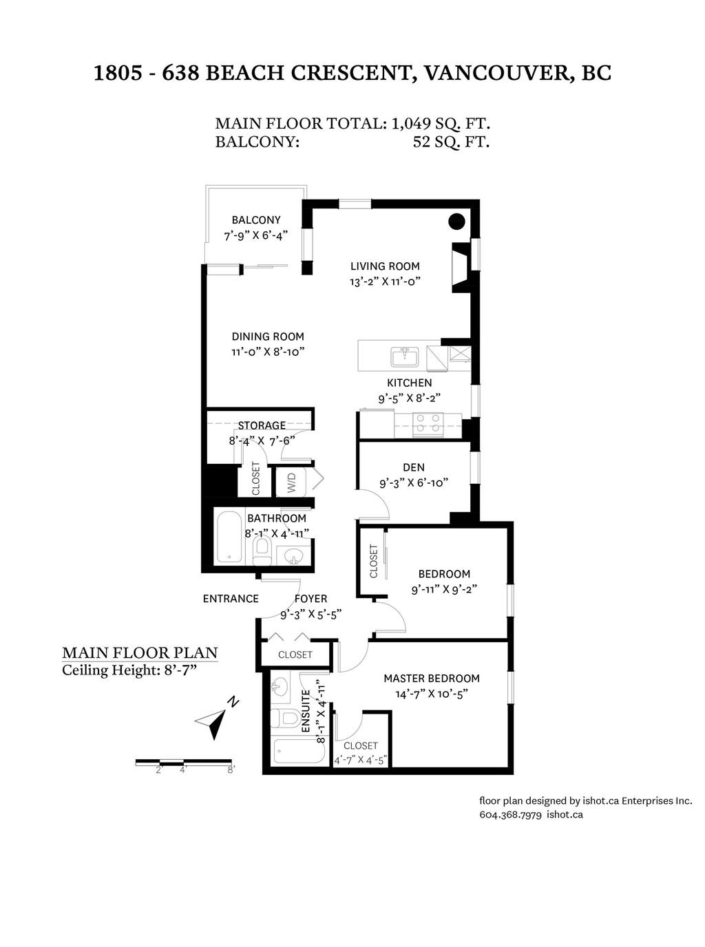 638 Beach Cres, #1805