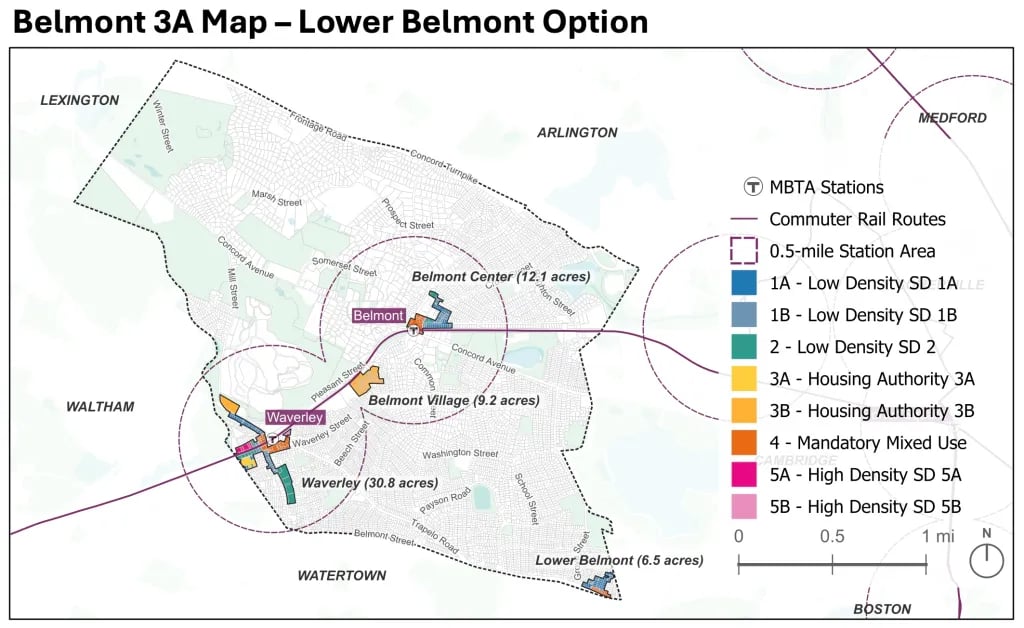 See if your Belmont property is in a 3A district