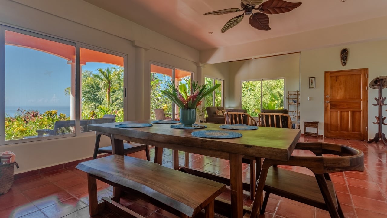 Whale’s Tail Ocean View Estate with Extra Lot in Uvita