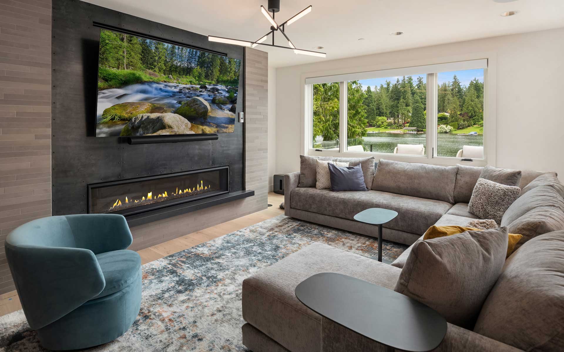 Gated Medina Waterfront Estate by Saad Custom Homes