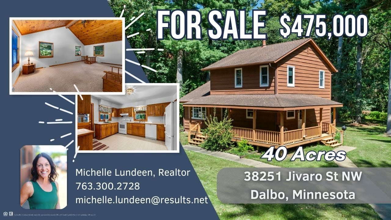 Welcome to 38251 Jivaro St NW, Dalbo, MN – $475,000