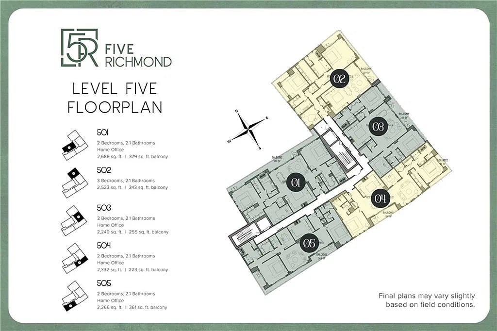 5 Richmond Square, Unit 504