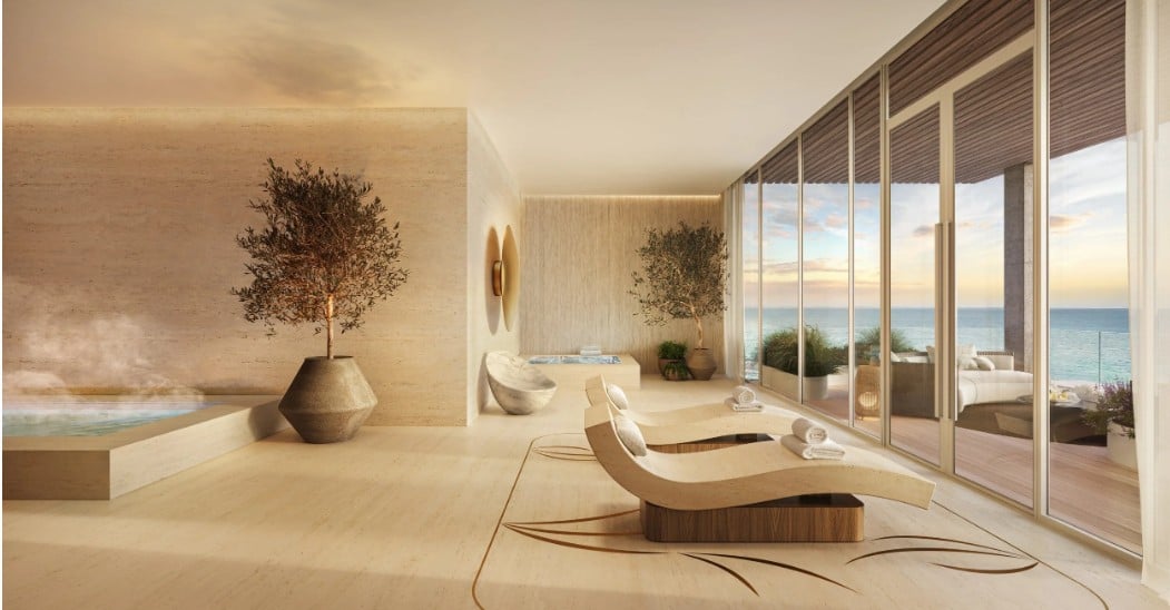  Fortune International Group and Château Group Reveal Full-Floor Oceanfront Spa for Residents at The St. Regis Residences, Sunny Isles Beach, Miami