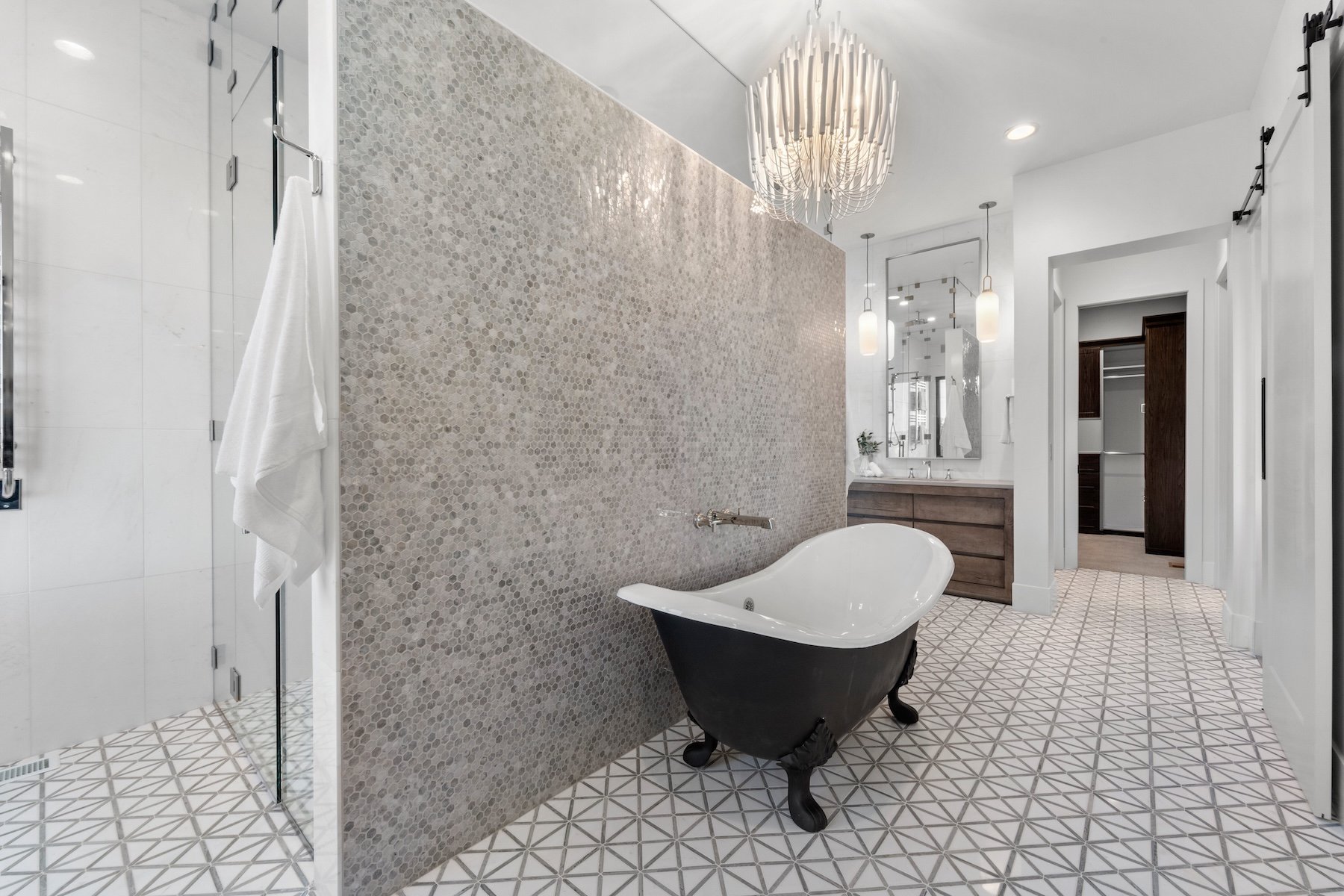 Serene minimalist home designed for intentional living in a luxury Denver residence