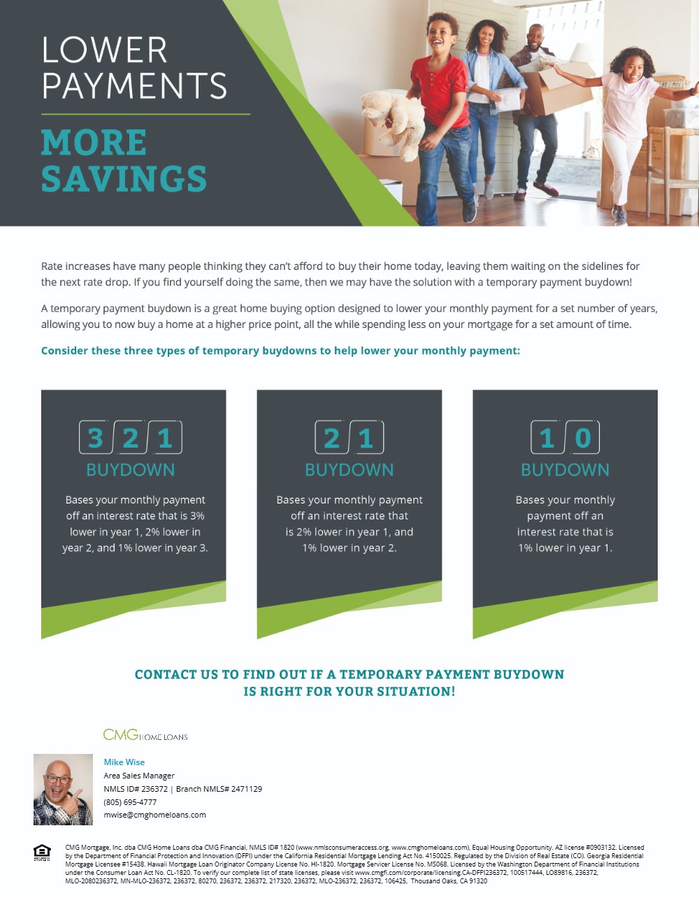 Lower Payments - More Savings