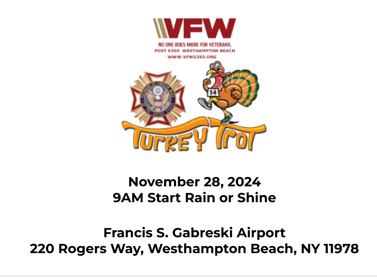 VFW Post 5350 Turkey Trot 5K Run/Walk | Nov 28th 2024