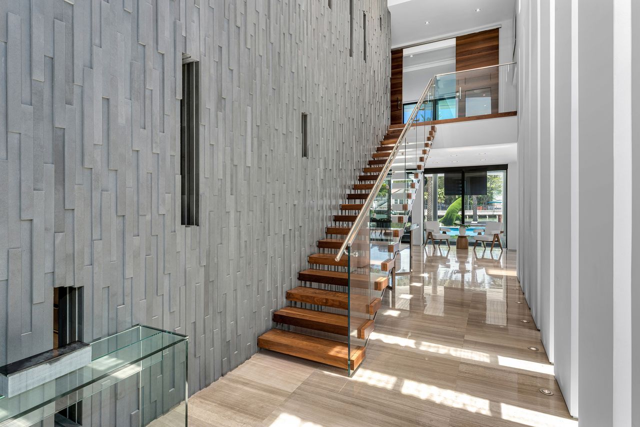 Striking Modern Tri-Level Waterfront Estate
