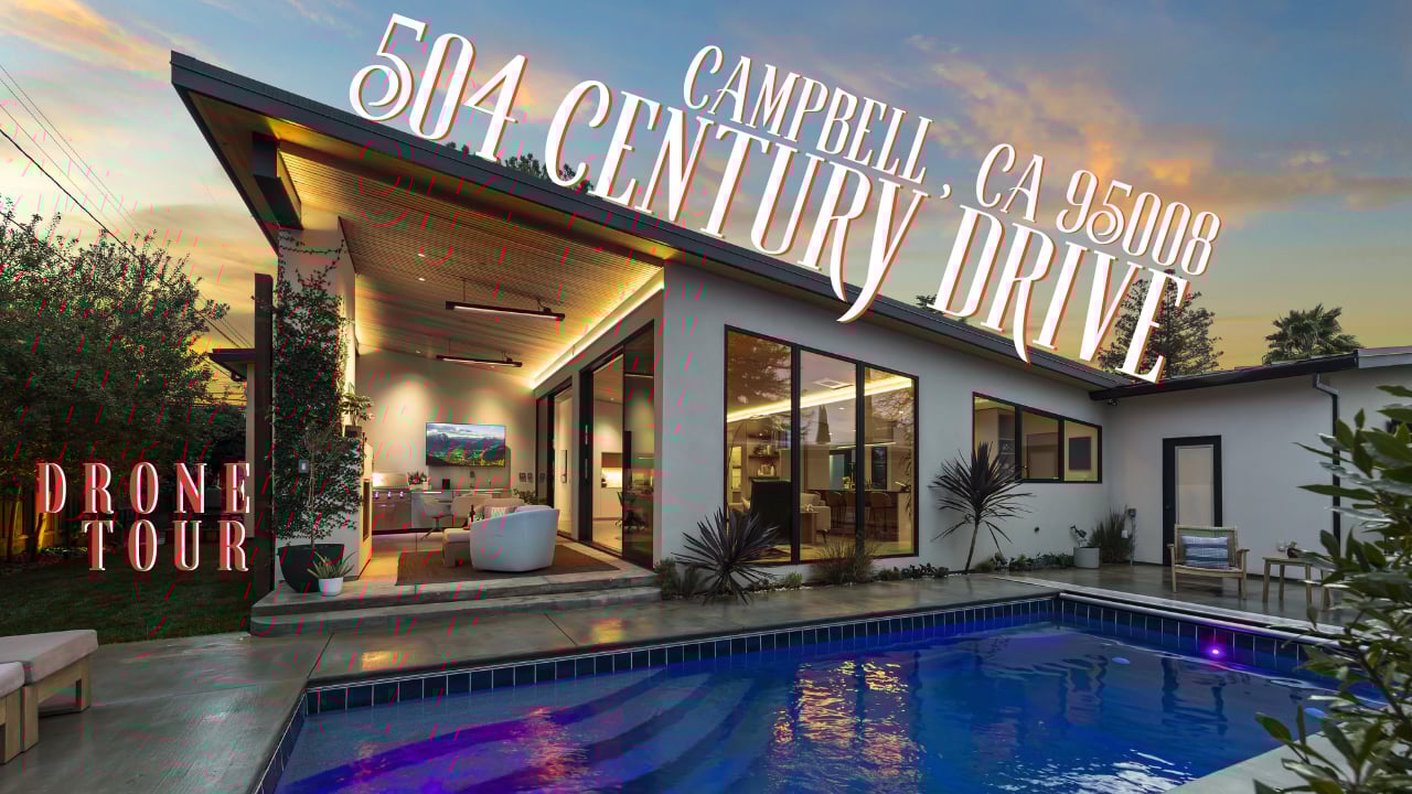 Drone Tour: Inspired Modern Living in the Heart of Campbell CA
