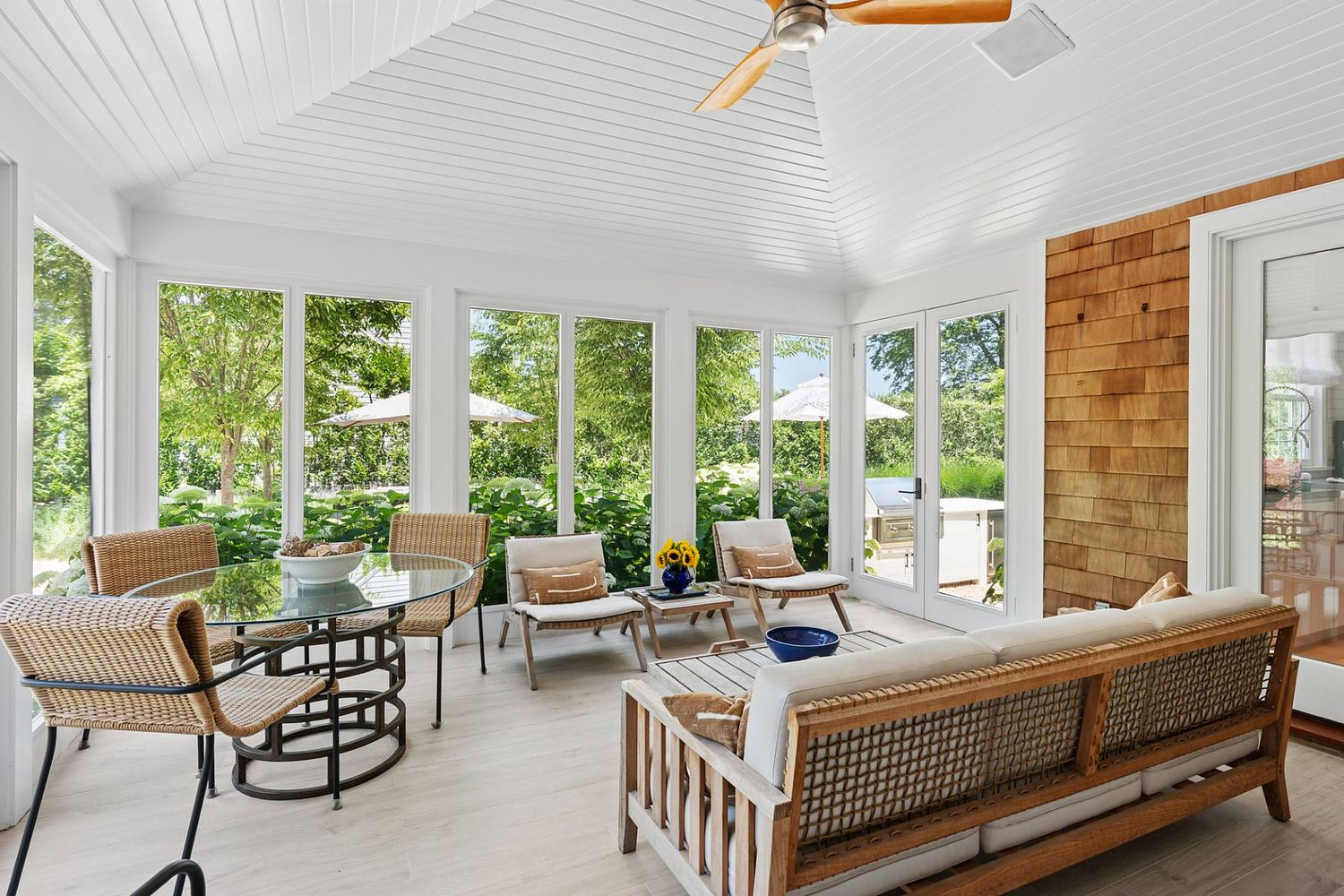 Modernized Vintage Cottage with Knockout Backyard, Moments to Village Main