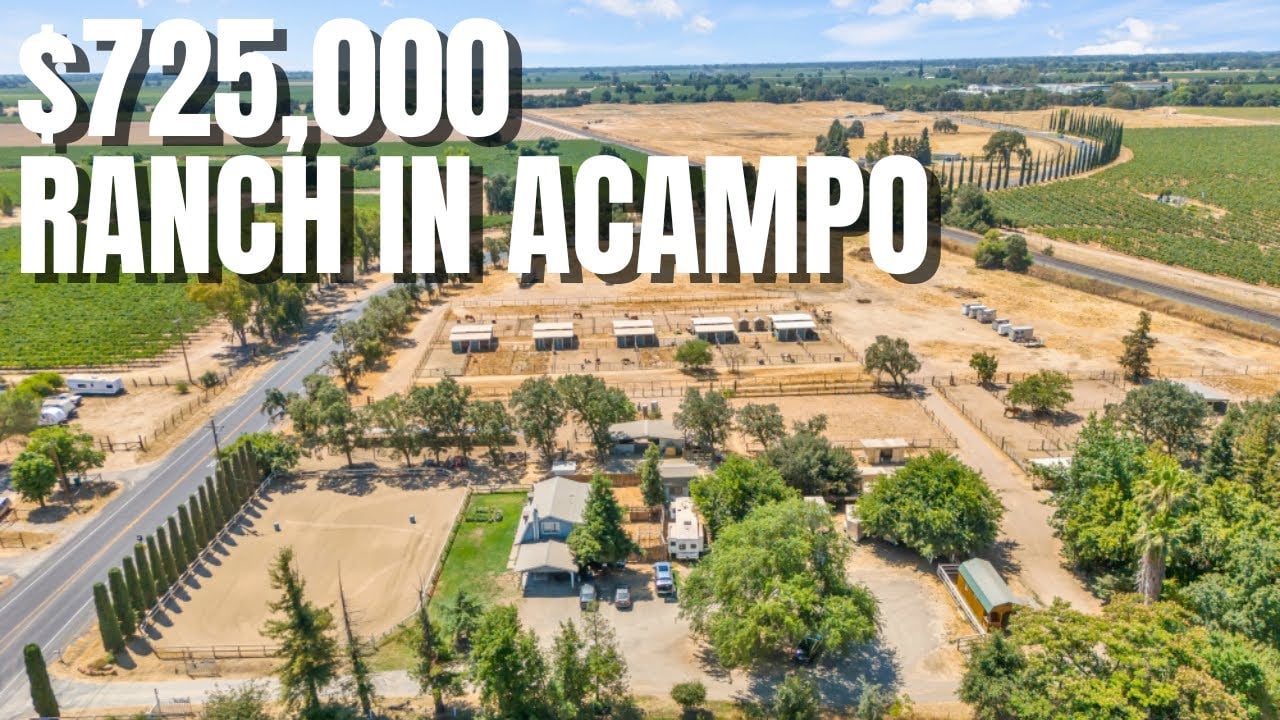 Horse Facility with Multiple Barns | Acampo Real Estate | Ranch for sale