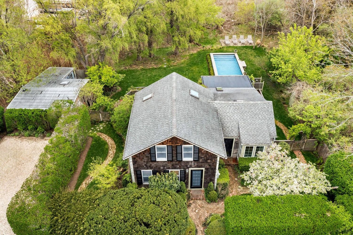 A Historic Village Classic in Coveted Redwood, With Pool