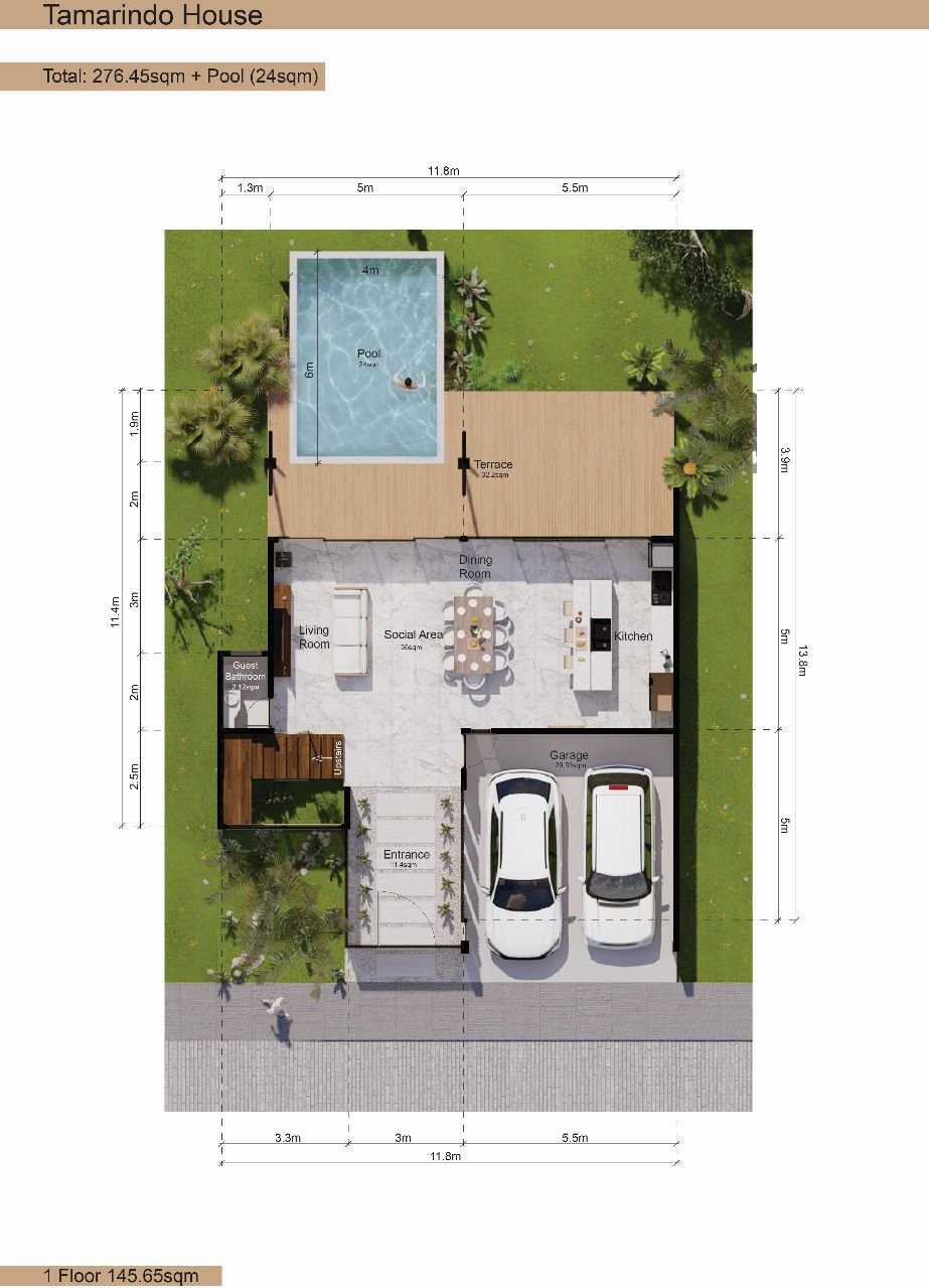 Casa Serena Bay House, Lot #54 | Modern Serenity Meets Coastal Living Near Tamarindo