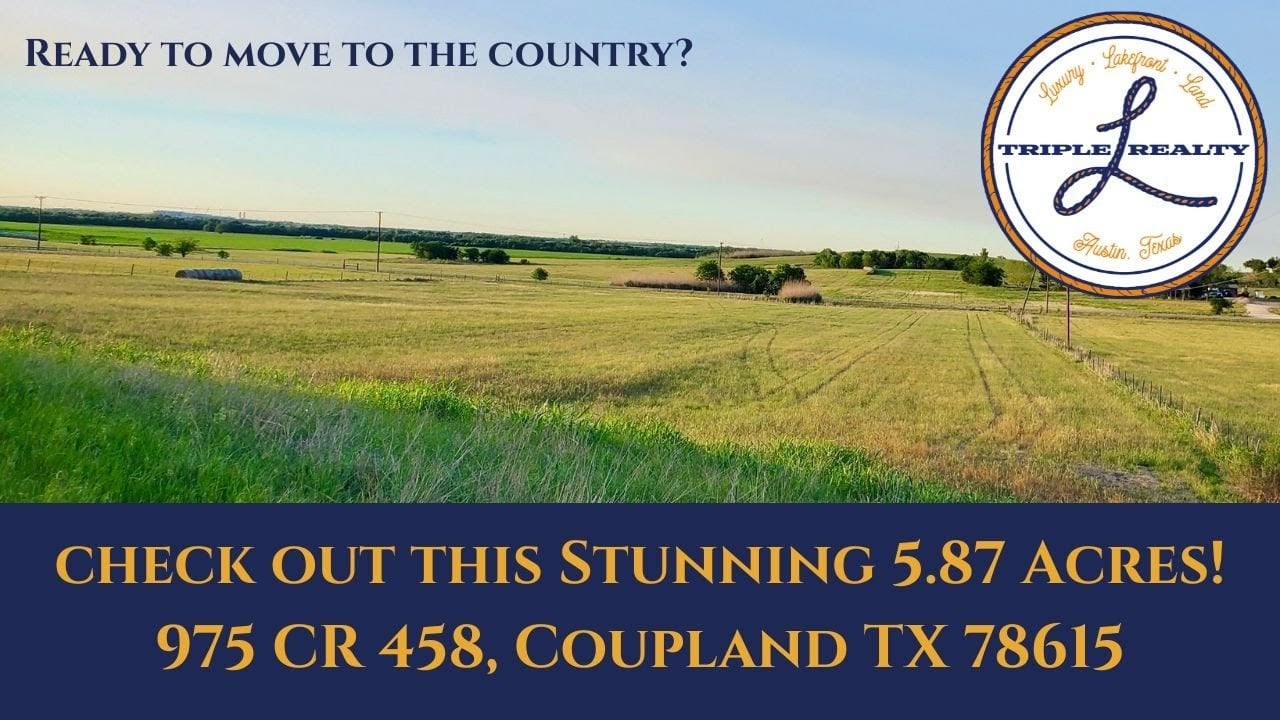  Stunning 5.87 Acres Ready for your Homestead - 975 CR 458, Coupland TX