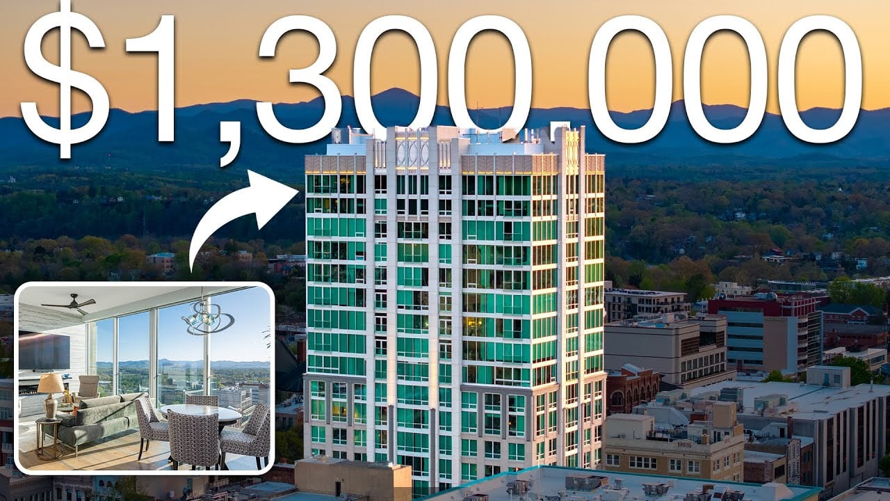 Step inside the MOST EXPENSIVE condo in Asheville, NC!