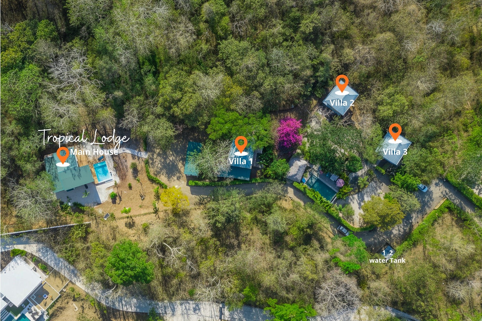 Tropical Lodge | Income-Producing Residential & Commercial Property Near Playa Grande