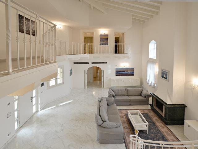 Newly Built Tuscan Villa With Marble Features