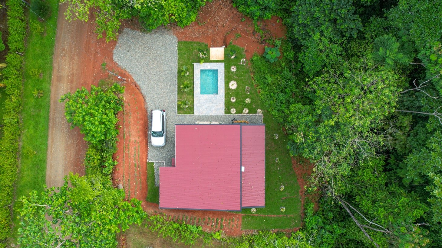 Brand New 2 Bedroom Home on Acreage Backing onto Jungle and Creek