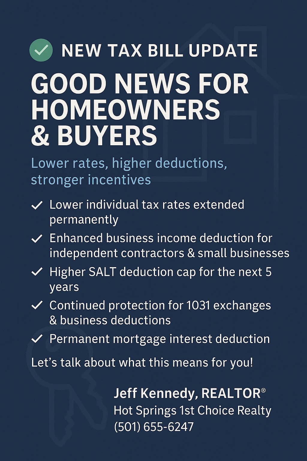 Good News for Homeowners