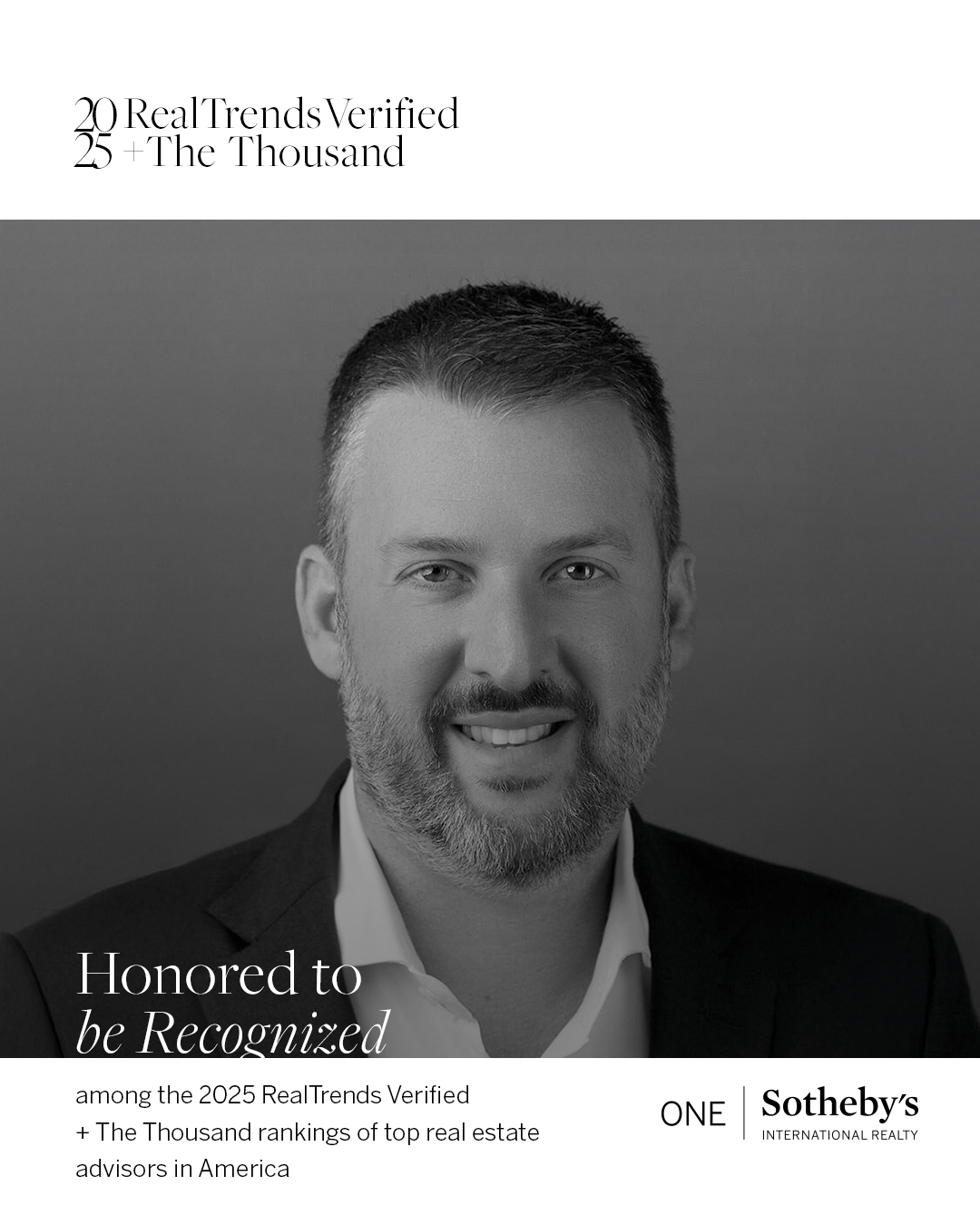 Sotheby's International Realty Leads the Industry Once Again in RealTrends Verified + The Thousand Rankings