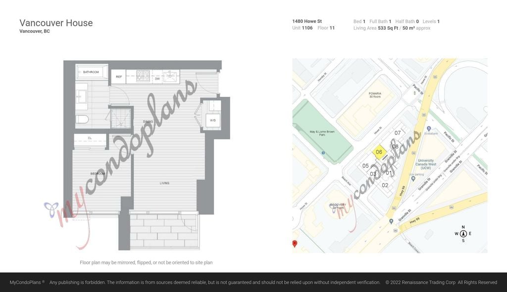 1480 Howe St, #1106