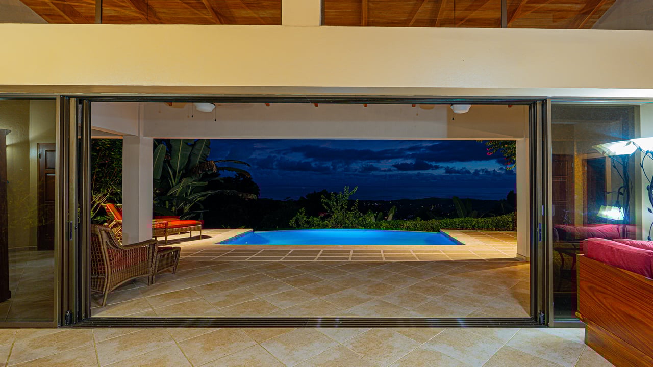 Private Luxury Villa with Whale Tail Ocean View Close to Downtown Uvita