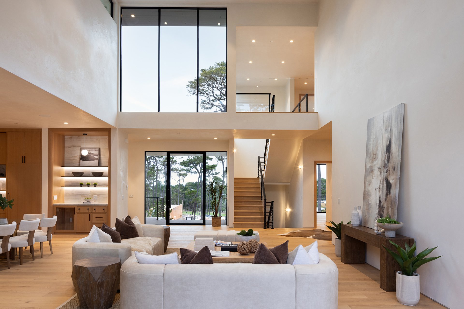 Contemporary Estate Along Poppy Hills Golf Course