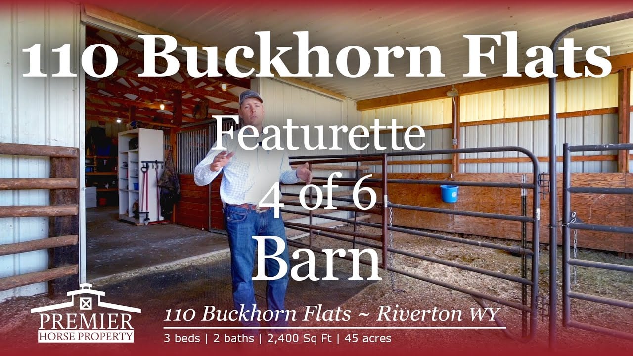 Horse Barn - 110 Buckhorn Flats Riverton, WY