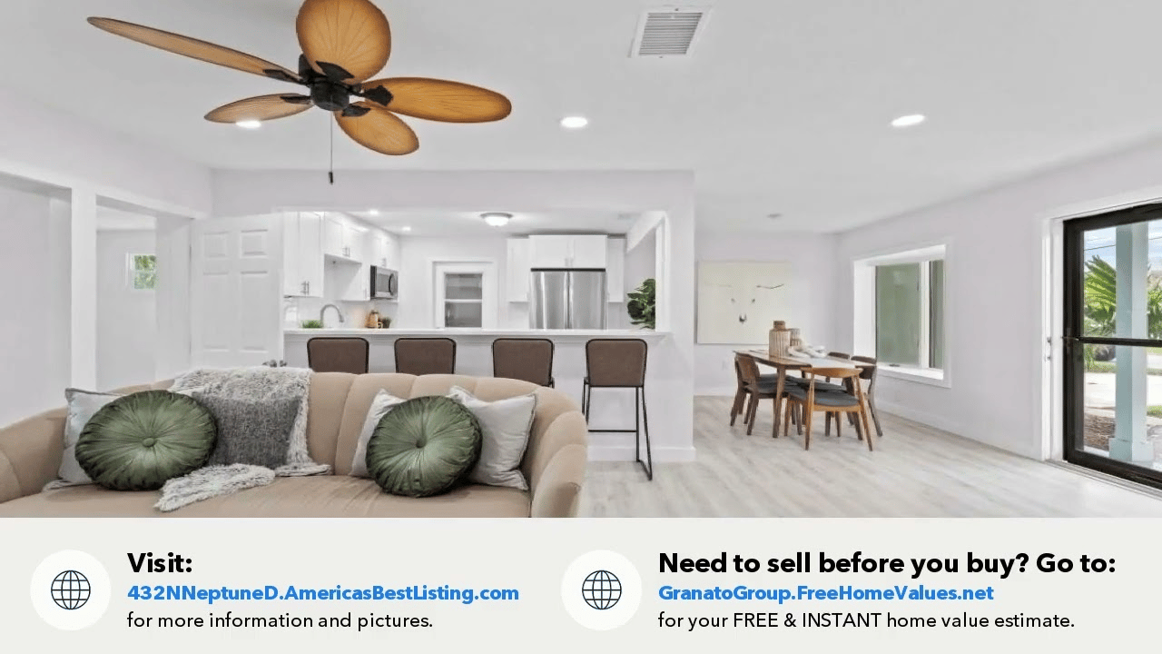 432 N Neptune Drive, Satellite Beach, FL Presented by The Granato Group.