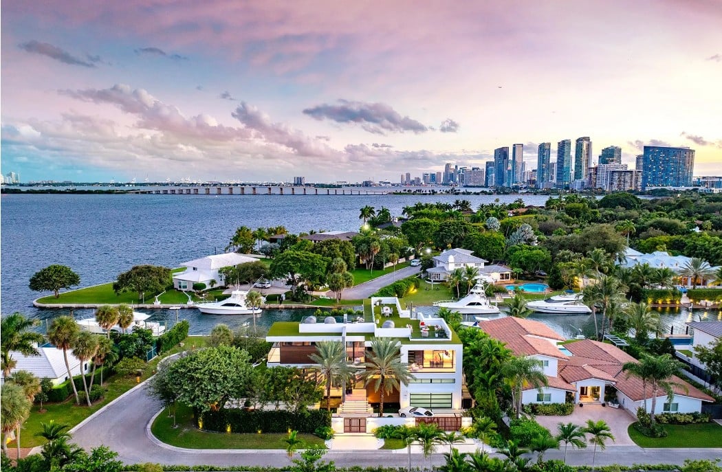 New Construction Home in Miami's Bay Point Neighborhood Sells For Record-Setting $27.25 Million
